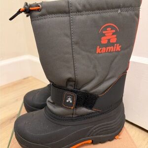 Kamik Kids Boots in Gray and Orange